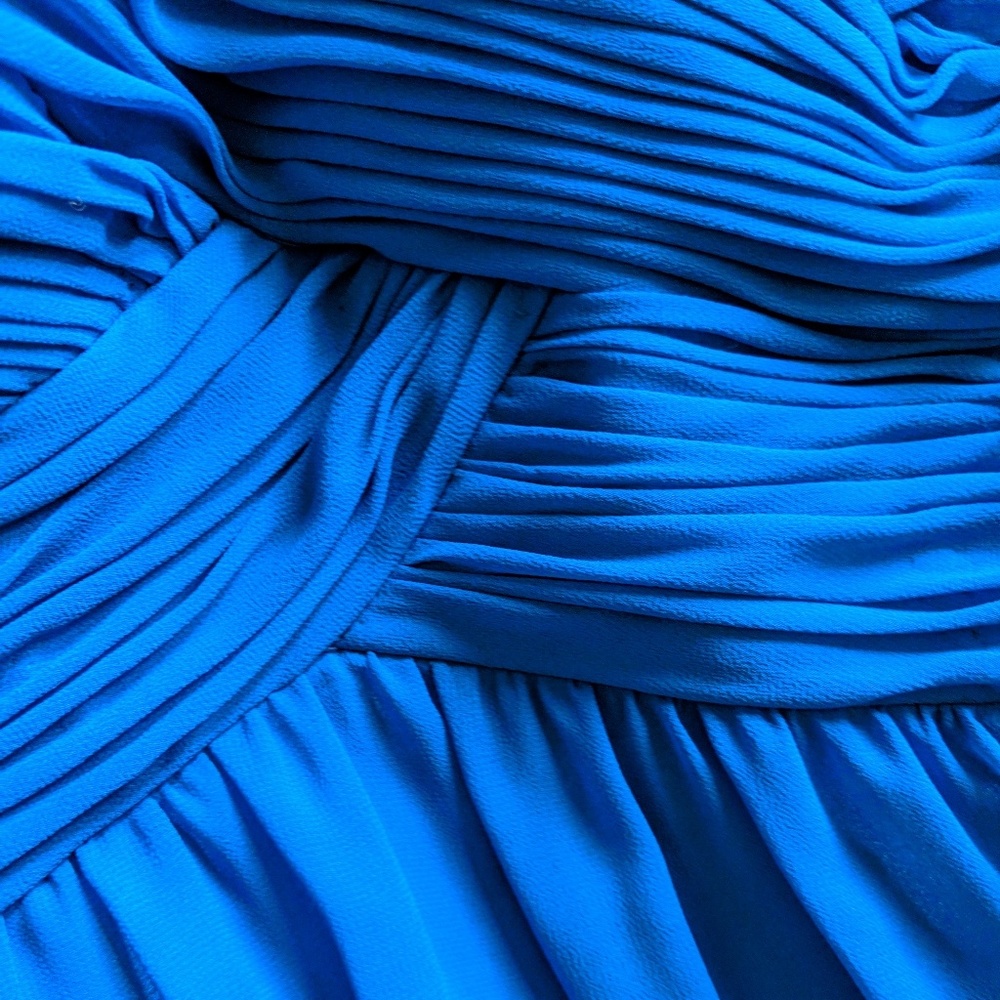 Blue Bridesmaid Gown by Faviana - Picture 2 of 7